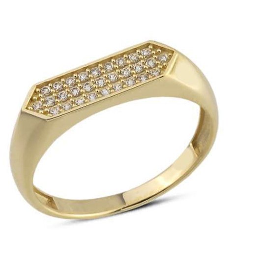 14 Ayar Sarı Altın Yüzük, 2,2 gr, Model YZK-814